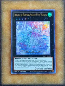 Yugioh Rilliona, the Wondrous Magistus Witch Wardrobe LIOV-EN042 Ultra 1st Ed NM - Image 1