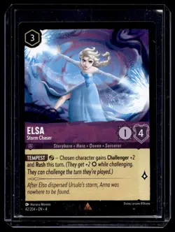 Disney Lorcana Ursula’s Return Elsa Storm Chaser Non Foil 42/204 - Image 1
