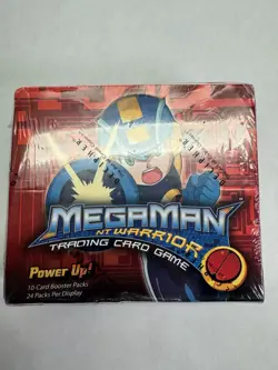 Megaman NT Warrior TCG - Power Up! 10-card Booster Pack - 24 packs Sealed NEW - Image 2