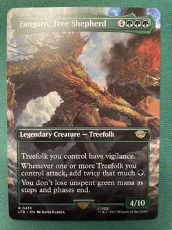 2023 Fangorn, Tree Shepherd (Borderless) R The Lord of the Rings MTG Magic - Image 1