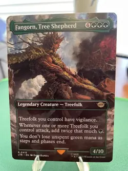 2023 Fangorn, Tree Shepherd (Borderless) R The Lord of the Rings MTG Magic - Image 3
