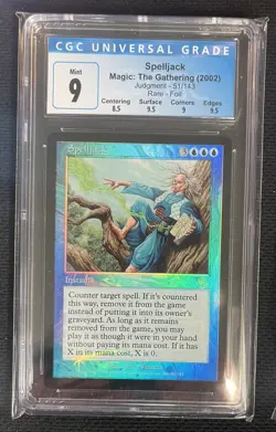 Mtg Spelljack (CGC) 9 Judgement Foil Rare [2002] - Image 1