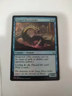 Striped Riverwinder Hour of Devastation Foil - Image 1