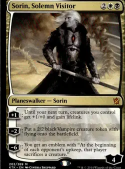 Khans of Tarkir #202 Sorin, Solemn Visitor - Image 1