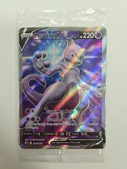 Mewtwo V SWSH229 Pokemon TCG Sword & Shield Black Star Promo SEALED (d) - Image 1