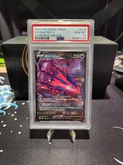 Pokemon Eternatus V Darkness Ablaze Ultra Rare #116/189 PSA 10 Gem Mint - Image 1