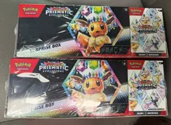 Sam’s Club Pokemon Prismatic Evolutions Surprise Box & Booster Bundle X2 - Image 1