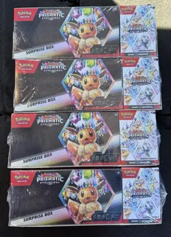 Sam’s Club Pokemon Prismatic Evolutions Surprise Box & Booster Bundle - Image 1