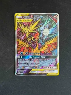 Moltres Zapdos Articuno GX Pokemon TCG Hidden Fates Black Star Promo SM210 - Image 1