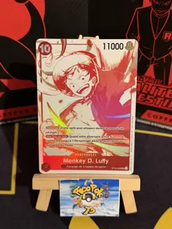 CARTE ONE PIECE - SR - ST10-006 - MONKEY D. LUFFY NEUF FR - Image 1