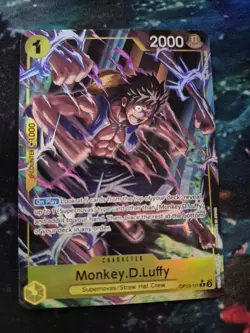 ONE PIECE MONKEY D LUFFY OP10-111 R ALT ART ROYAL BLOOD ENGLISH - Image 1