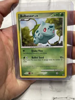 Pokemon Bulbasaur 77/132 Secret Wonders Pokemon TCG Card Common NM/MT 2007 - Image 1