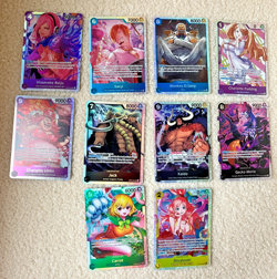 One Piece CCG English SR Card Lot of 10 NM/M - Image 1