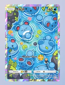 (Digital Card) Marill Full-Art 1⭐, Pokemon TCG Pocket, English - Image 1