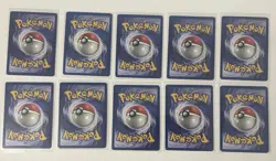 Pokemon 1st Edition Jungle 10 Card Lot LP No Duplicates - Image 2