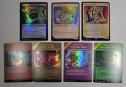 Lot Of 7 MTG Adventures In The Forgotten Realms Cards - Foil - Showcase! - Image 1