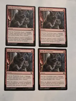 4x End The Festivities - Crimson Vow - Near Mint - Magic the Gathering - Image 1