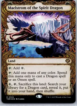Magic: Tarkir: Dragonst #326 Maelstrom of the Spirit Dragon (Showcase) Foil .V04 - Image 1