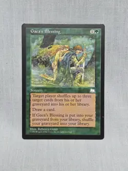 Magic The Gathering Gaea's Blessing Weatherlight 1997 MTG - Image 1