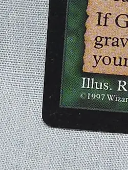 Magic The Gathering Gaea's Blessing Weatherlight 1997 MTG - Image 4