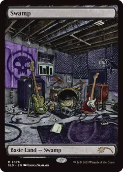 Swamp (2078) MTG Secret Lair Drop Non-Foil KEXP - Image 1