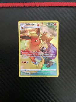 Pokemon Flareon TG01/TG30 SWSH Brilliant Stars Holofoil Rare NM - Image 1
