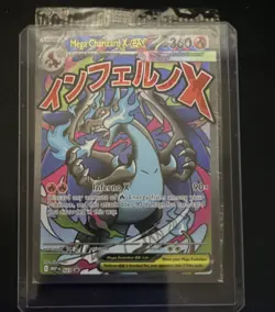 Pokemon TCG Mega Charizard X EX 023 Me: Mega Evolution Promo Holo - Image 1