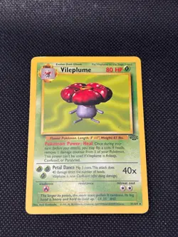 POKEMON VILEPLUME 31/64 JUNGLE NON HOLO - LP/MP - Image 1