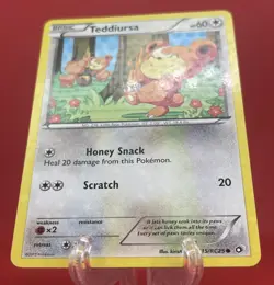 Pokemon TCG Teddiursa RC15/RC25 B&W Legendary Treasures Radiant Collection NM - Image 4