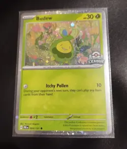 Pokemon Budew Premier Ball League Promo 004/131 Prismatic Evolutions PRM - Image 1