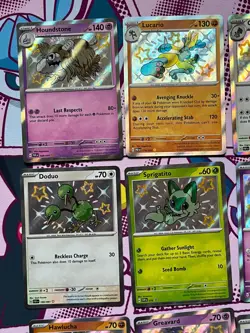 Pokemon - Paldean Fates Baby Shiny BUNDLE (x18) - Lechonk, Lucario, Mime Jr - NM - Image 2