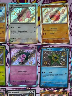 Pokemon - Paldean Fates Baby Shiny BUNDLE (x18) - Lechonk, Lucario, Mime Jr - NM - Image 3
