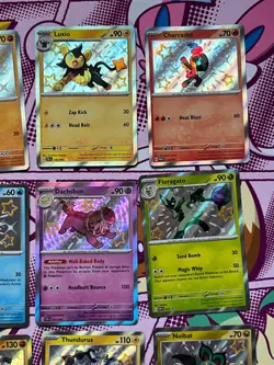 Pokemon - Paldean Fates Baby Shiny BUNDLE (x18) - Lechonk, Lucario, Mime Jr - NM - Image 4