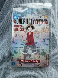 Monkey.D.Luffy (055) (College Basketball US Voyage) P-055 One Piece Promotion… - Image 1
