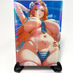 Bleach Orihime Inoue Sexy Bikini Anime Waifu Girl Lewd Goddess Story Art Card - Image 1