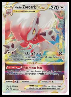 SWSH: Sword & Shield Promo Cards #SWSH298 Hisuian Zoroark VSTAR - Image 1