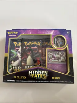 Pokemon Hidden Fates Mewtwo Pin Collection eng - Image 1