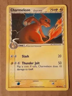 Pokemon Charmeleon 30/100 Crystal Guardians NM See Pictures - Image 1