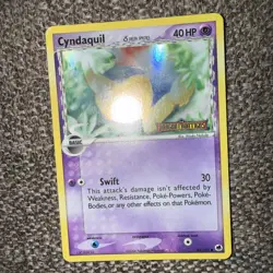 Cyndaquil 45/101 Ex Dragon Frontiers Pokemon English Stamped Reverse Holo 2006 - Image 2