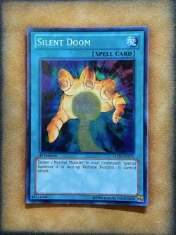 Yugioh Silent Doom LCJW-EN071 Super Rare 1st Ed NM - Image 1