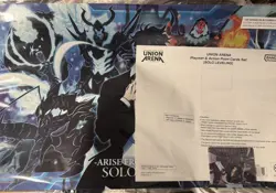 Solo Leveling UNION ARENA Playmat & Action Point Card Set Bandai Card Exclusive - Image 1