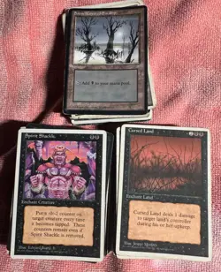 VINTAGE Magic The Gathering Card Lot 485 cards, 4th Edition to Mirage - Image 2