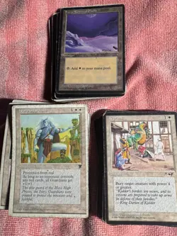 VINTAGE Magic The Gathering Card Lot 485 cards, 4th Edition to Mirage - Image 3