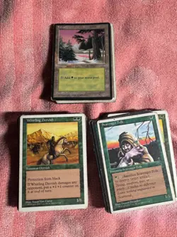 VINTAGE Magic The Gathering Card Lot 485 cards, 4th Edition to Mirage - Image 5