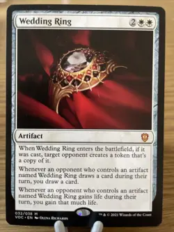 Magic The gathering: Wedding Ring: Commander: Innistrad Crimson Vow #32 : Mythic - Image 1