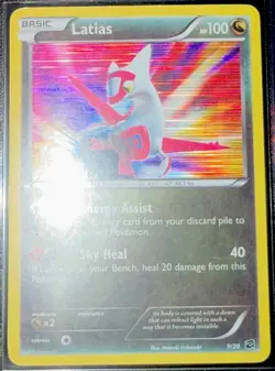 Pokemon TCG Latias 9/20 Holo Ultra Rare 2012 Dragon Vault - Image 1
