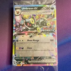 Pokemon Prismatic Evolutions Umbreon SEALED Stamped Surprise Box Promo 060/131 - Image 1
