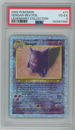2002 Pokemon Gengar Legendary Collection Reverse Holo #11/110 PSA 4 - Image 1