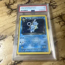 2000 POKEMON ROCKET #3 DARK BLASTOISE-HOLO PSA 5 3/82 - Image 1