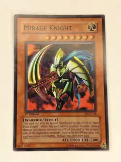 Yu-Gi-Oh! TCG Mirage Knight DCR-018 Dark Crisis 1st Edition LP - Image 1